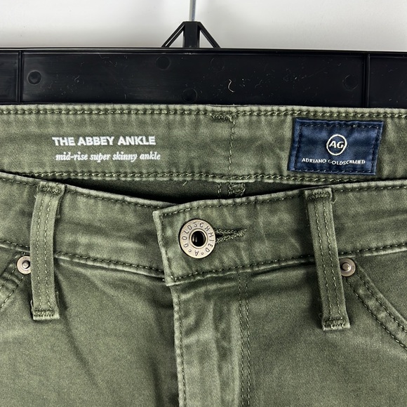 AG The Abbey Sateen Mid-Rise Skinny Ankle Jeans Sz: 26R - Picture 4 of 11
